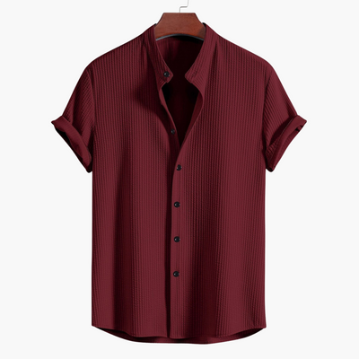 Eli | Men’s Shirt with Stand Collar