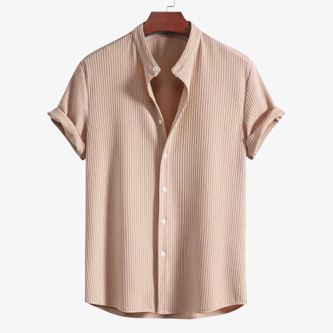 Eli | Men’s Shirt with Stand Collar