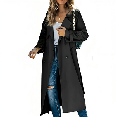 Victoria | Elegant Windbreaker Trench Coat