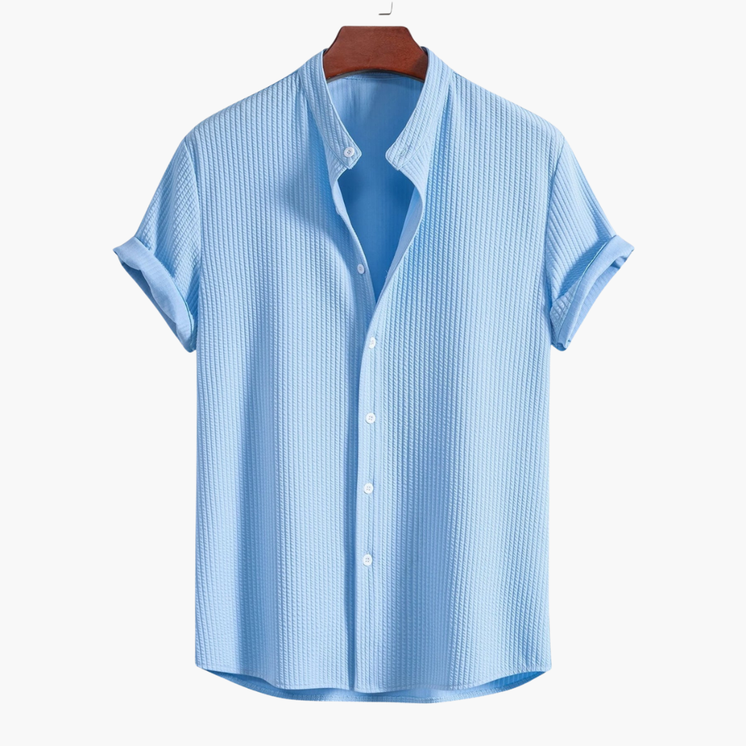 Eli | Men’s Shirt with Stand Collar