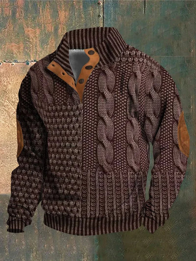 Grant | Patterned Knitted Sweater