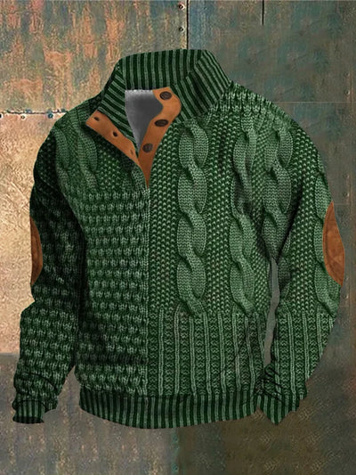 Grant | Patterned Knitted Sweater