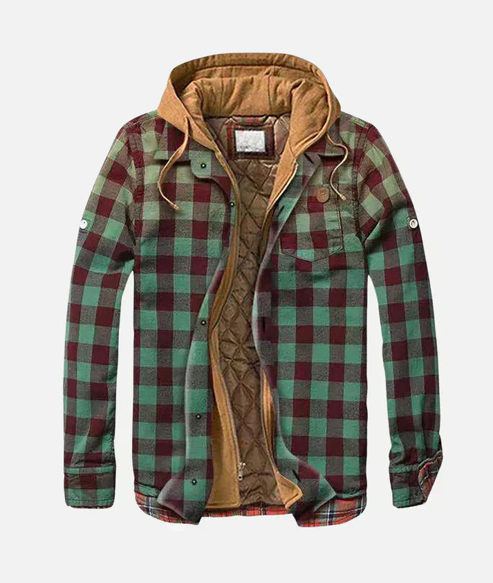 Hudson | Modern Patchwork Plaid Jacket