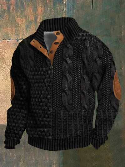 Grant | Patterned Knitted Sweater