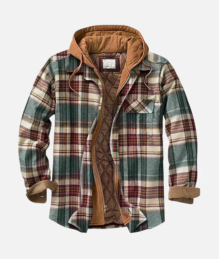 Hudson | Modern Patchwork Plaid Jacket