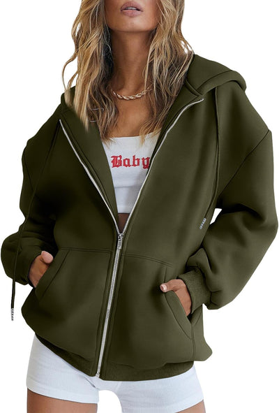 Harper | Oversized Zip Hoodie