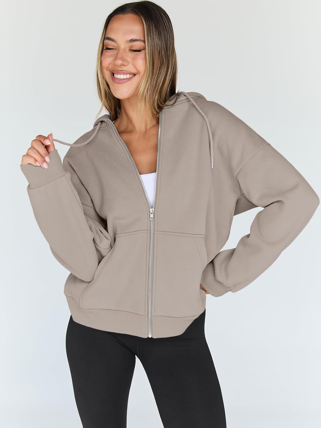 Harper | Oversized Zip Hoodie