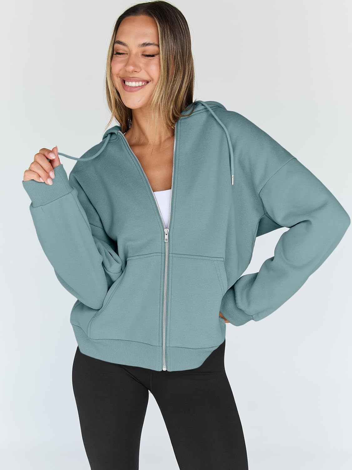 Harper | Oversized Zip Hoodie