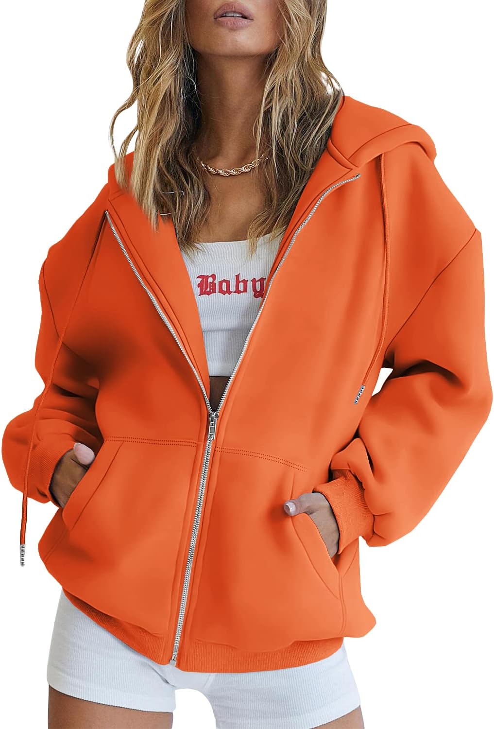 Harper | Oversized Zip Hoodie