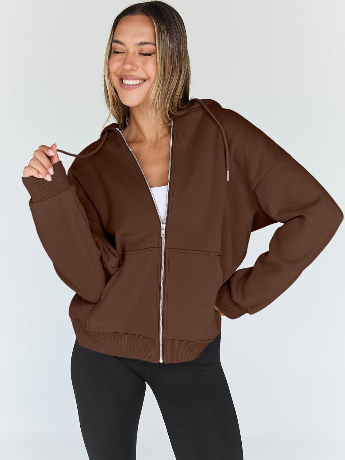 Harper | Oversized Zip Hoodie