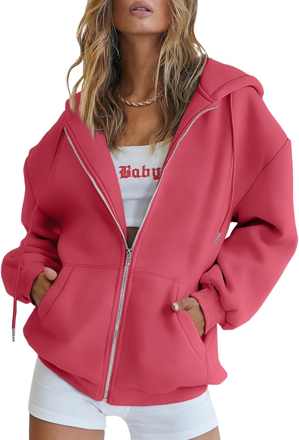 Harper | Oversized Zip Hoodie
