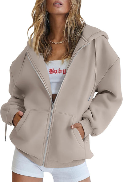 Harper | Oversized Zip Hoodie