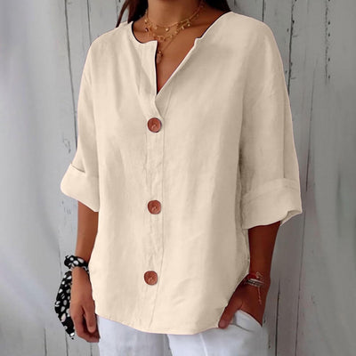 Lila | Relaxed Linen Blouse