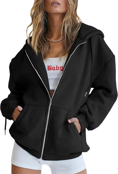 Harper | Oversized Zip Hoodie