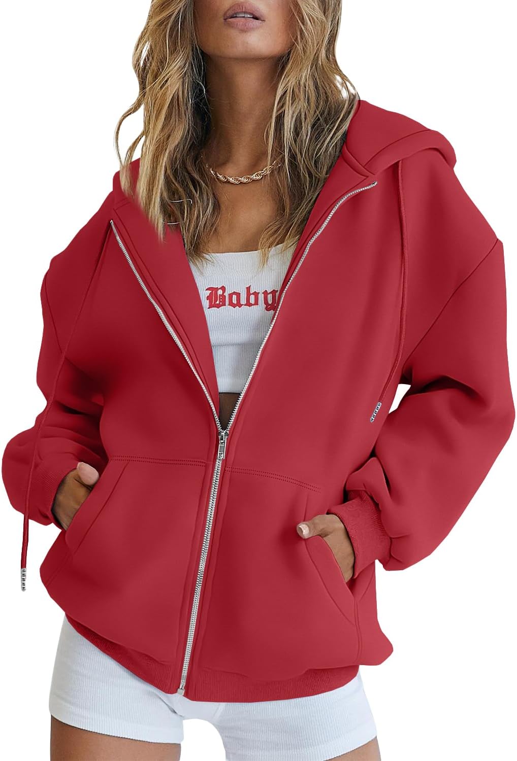 Harper | Oversized Zip Hoodie