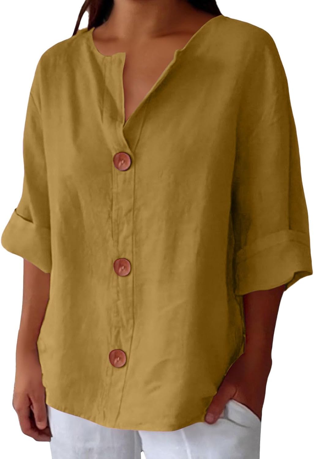 Lila | Relaxed Linen Blouse