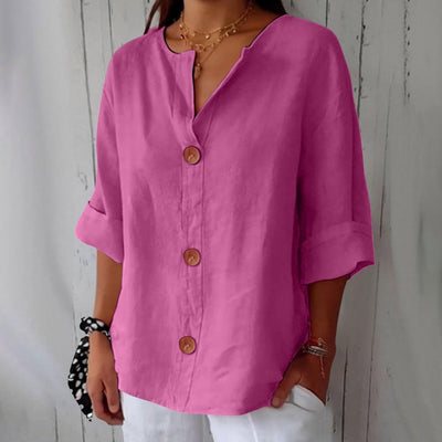 Lila | Relaxed Linen Blouse