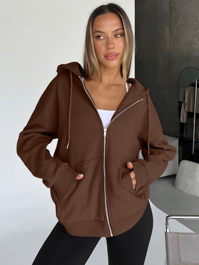 Harper | Oversized Zip Hoodie