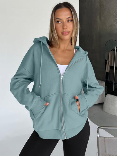 Harper | Oversized Zip Hoodie