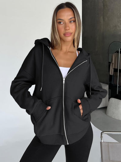 Harper | Oversized Zip Hoodie
