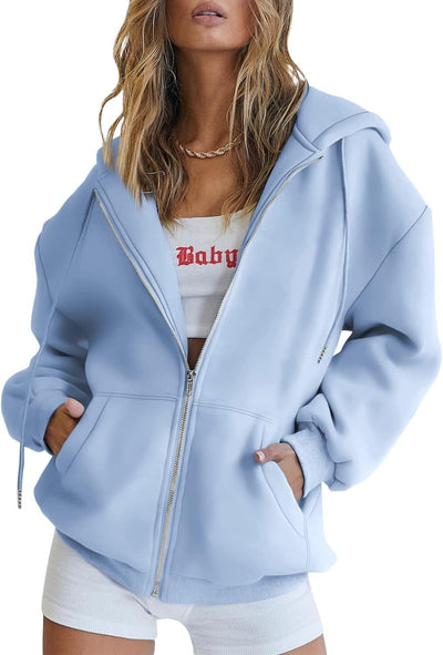 Harper | Oversized Zip Hoodie