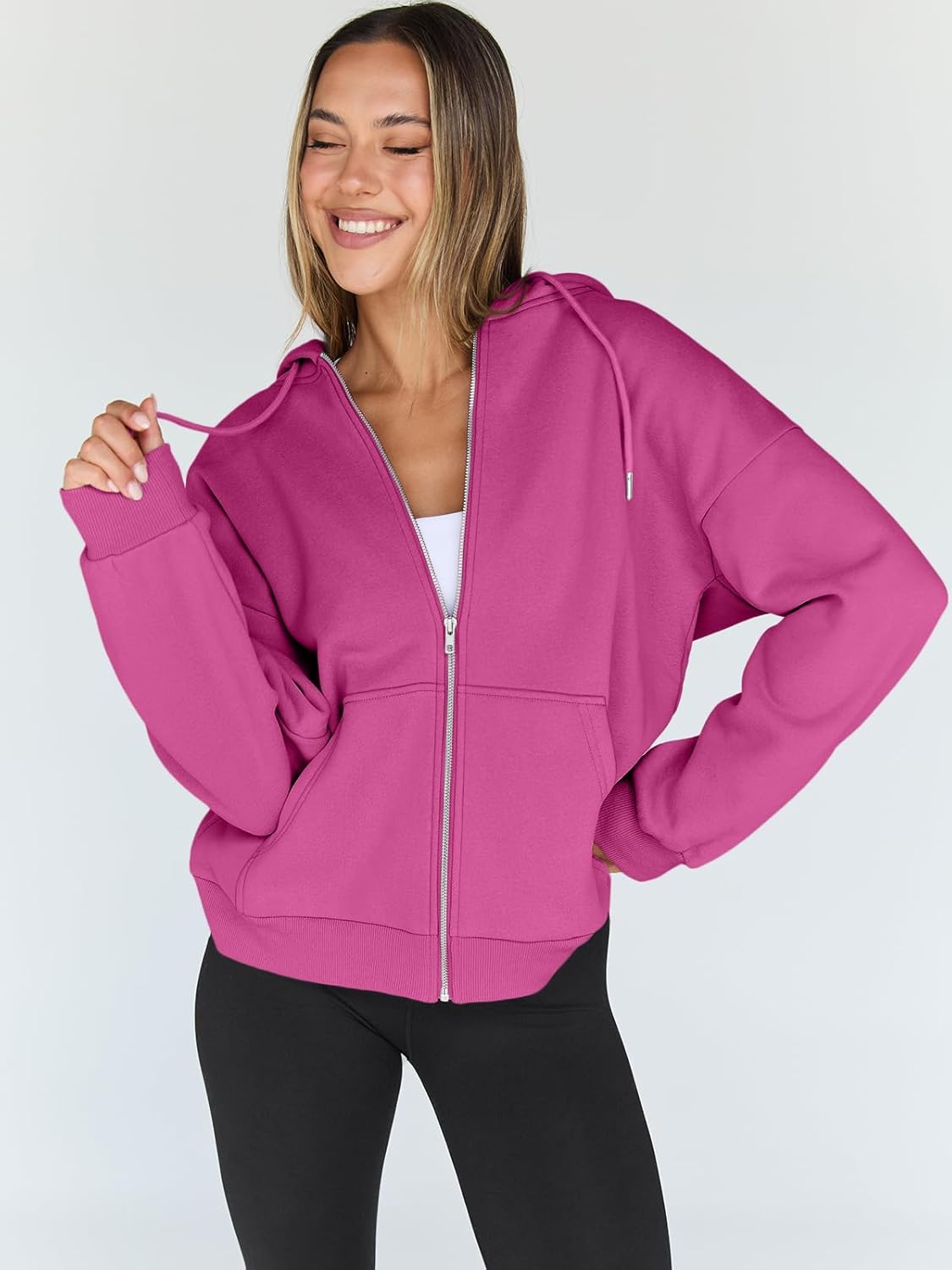 Harper | Oversized Zip Hoodie