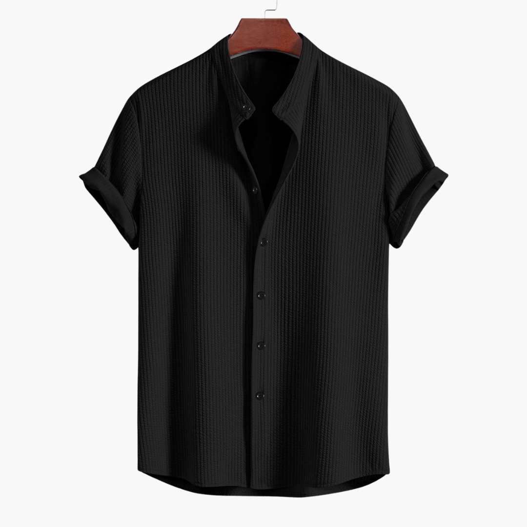 Eli | Men’s Shirt with Stand Collar