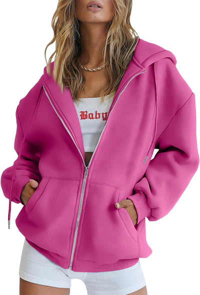 Harper | Oversized Zip Hoodie