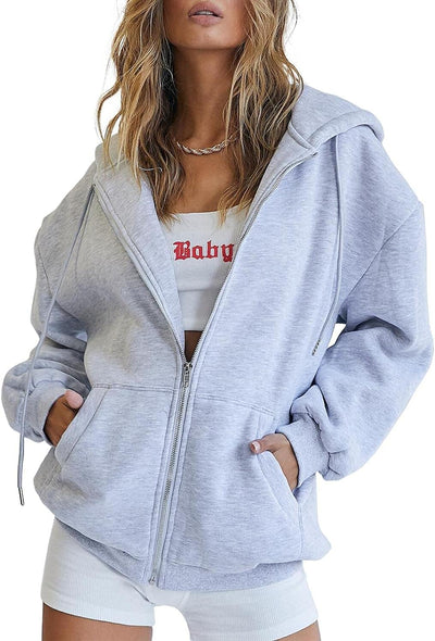 Harper | Oversized Zip Hoodie