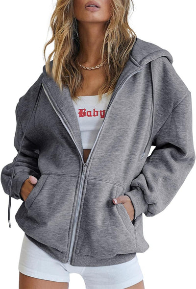 Harper | Oversized Zip Hoodie