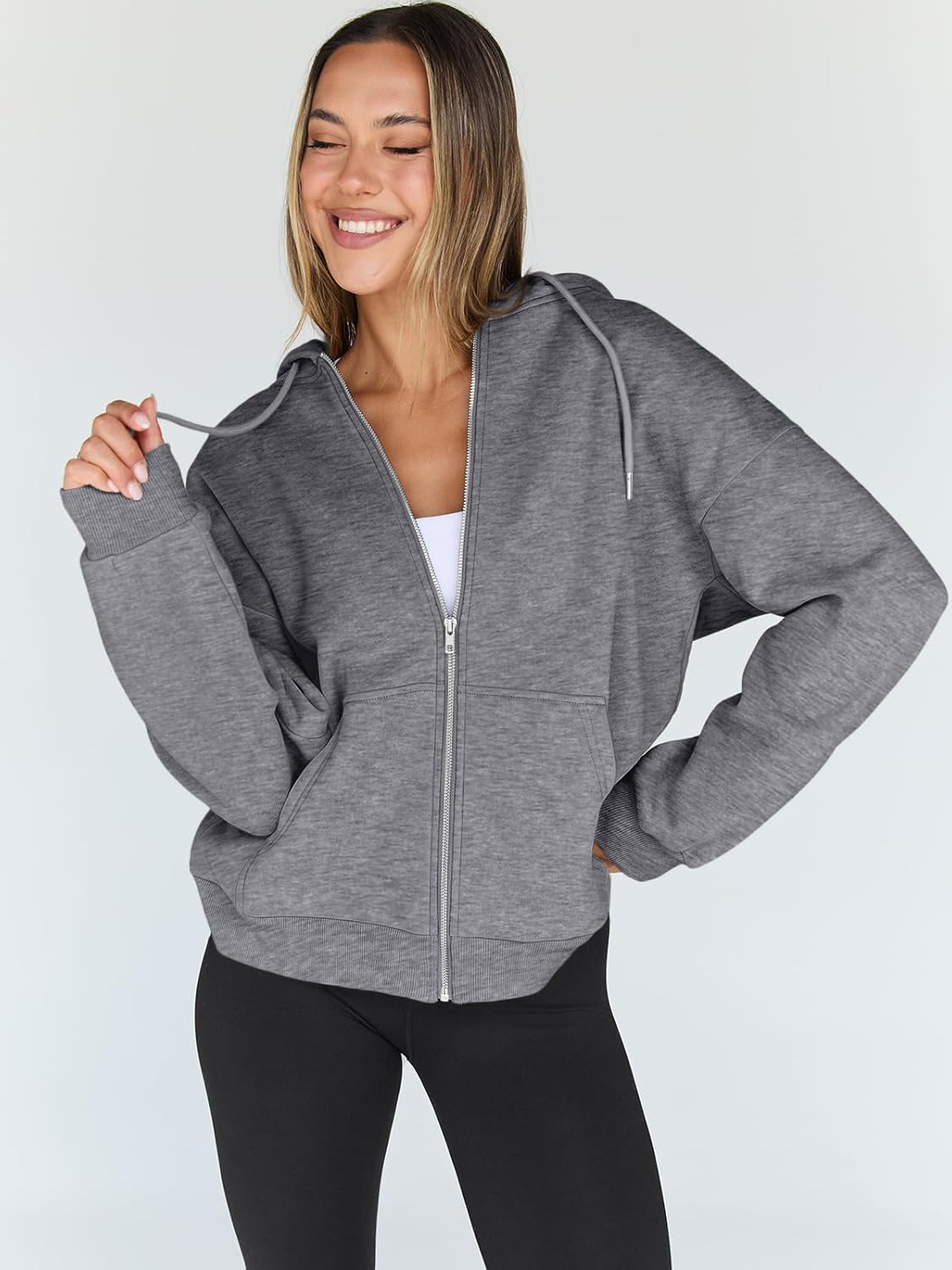 Harper | Oversized Zip Hoodie