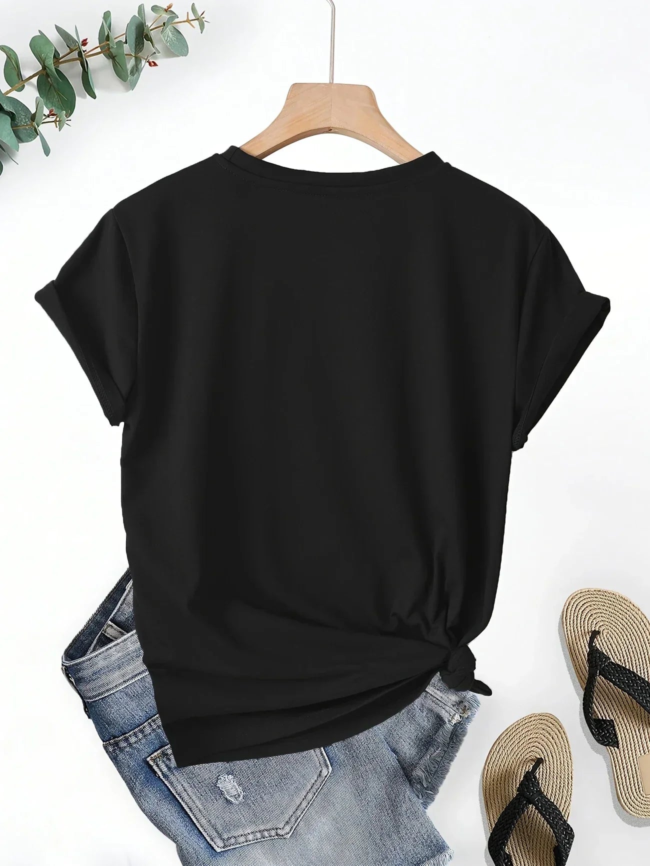 Luna | Heart Print Tee with Everyday Charm