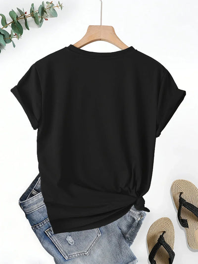 Luna | Heart Print Tee with Everyday Charm
