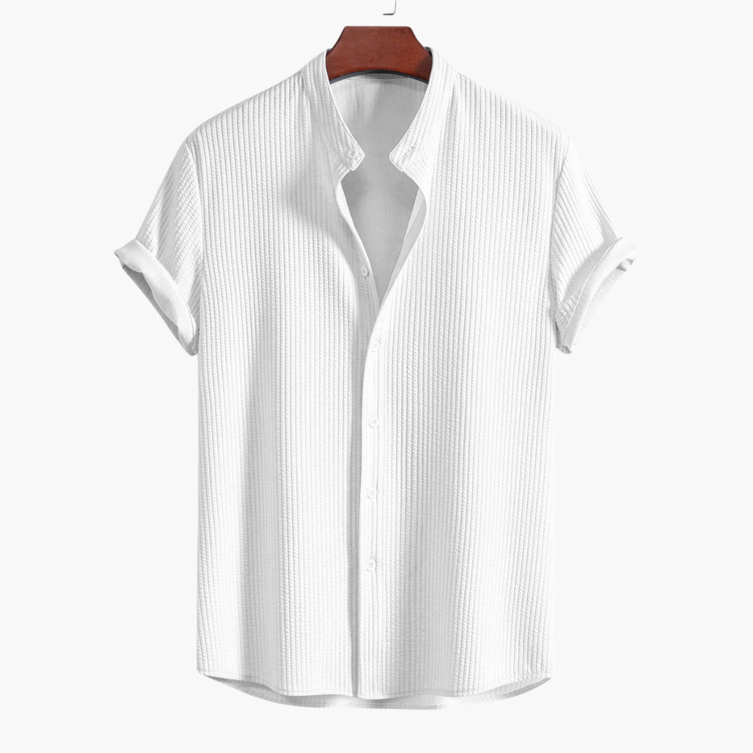 Eli | Men’s Shirt with Stand Collar