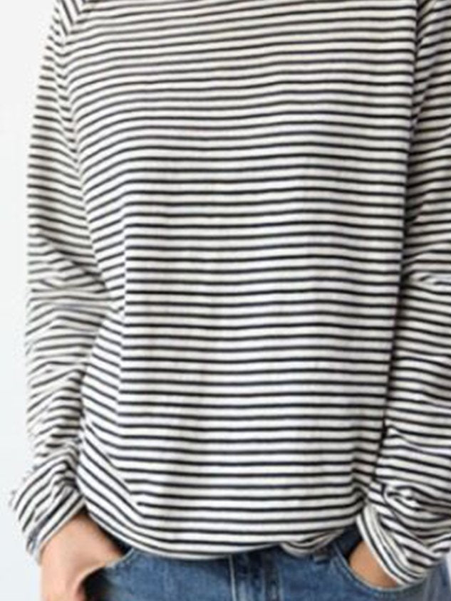 Celeste | Striped Casual Longsleeve