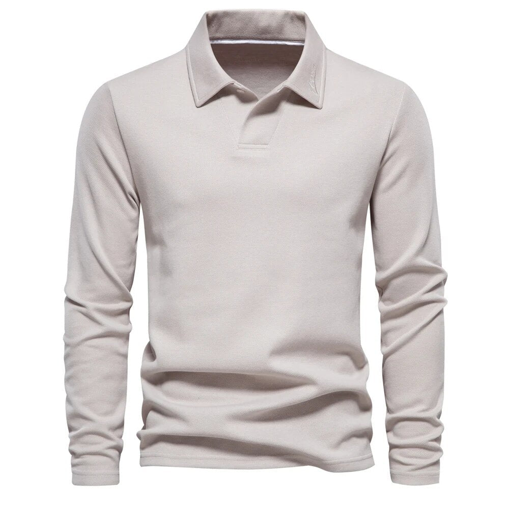 Enrico | Long Sleeve Polo Sweater