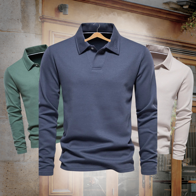 Enrico | Long Sleeve Polo Sweater