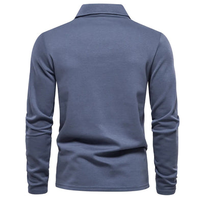 Enrico | Long Sleeve Polo Sweater