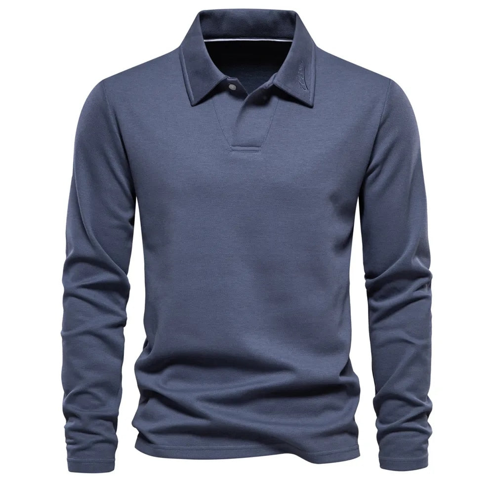Enrico | Long Sleeve Polo Sweater