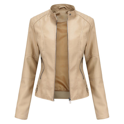 Aria | Classic Leather Jacket