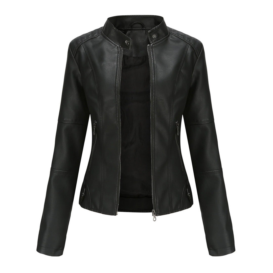 Aria | Classic Leather Jacket