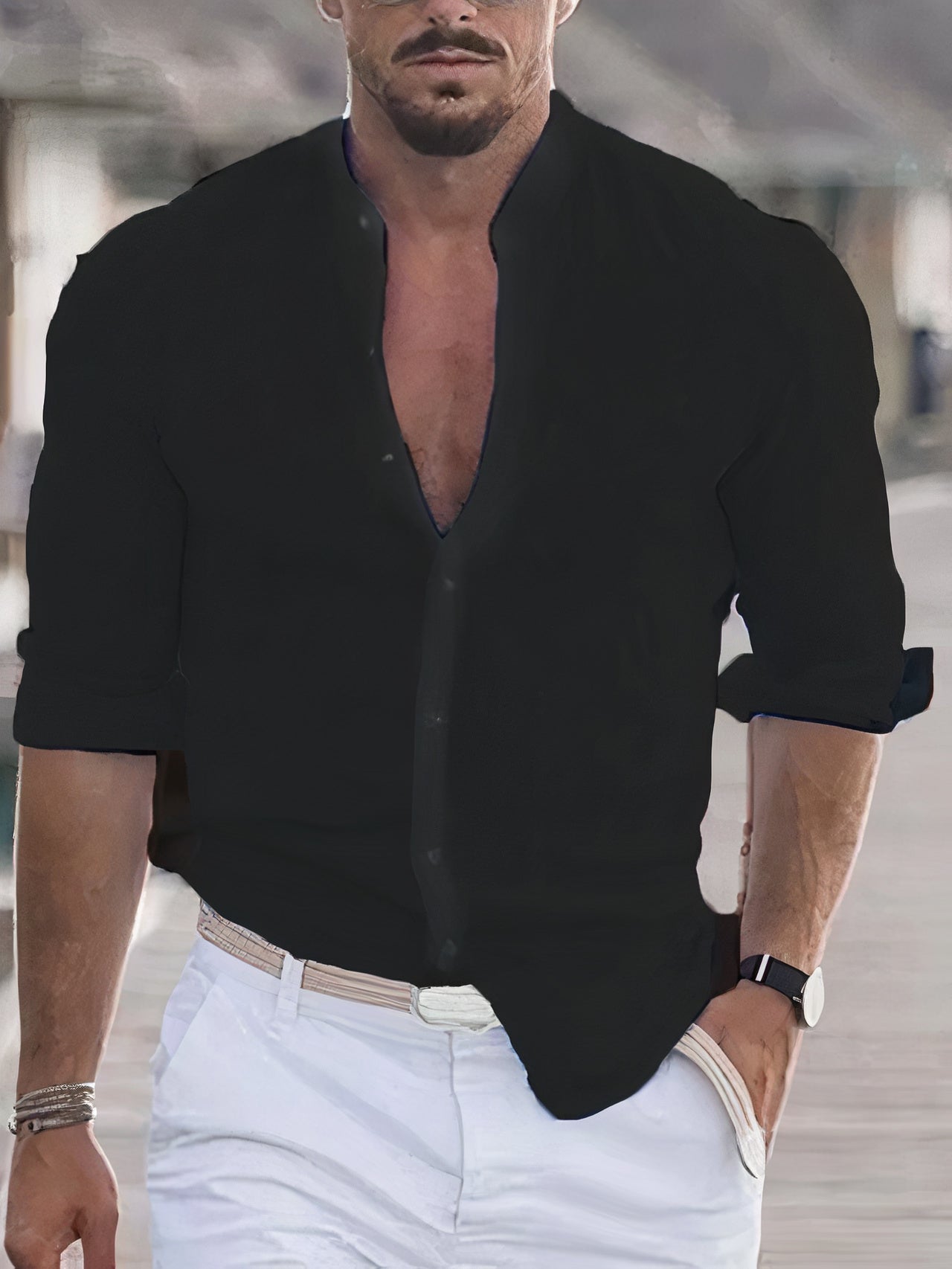 Caleb | Classic Linen Shirt