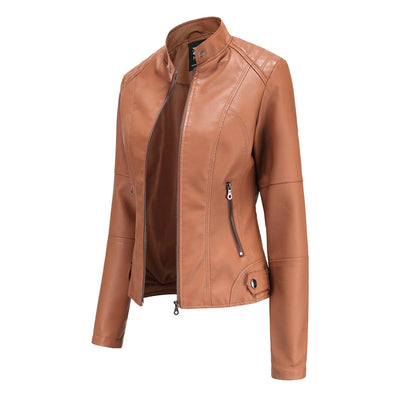 Aria | Classic Leather Jacket