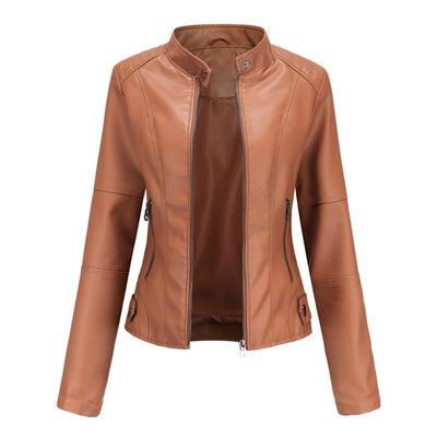 Aria | Classic Leather Jacket