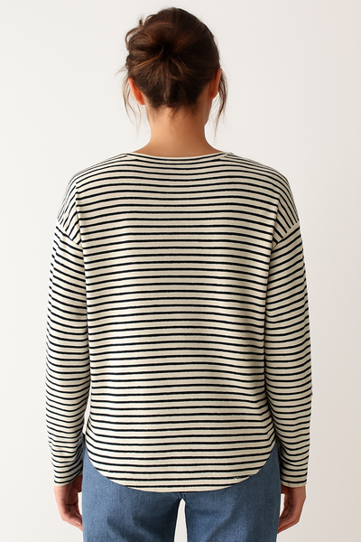 Celeste | Striped Casual Longsleeve