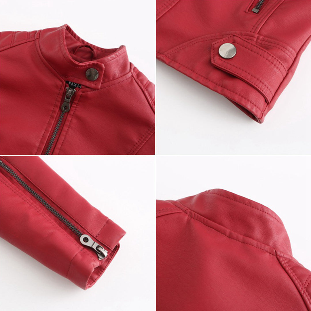 Aria | Classic Leather Jacket