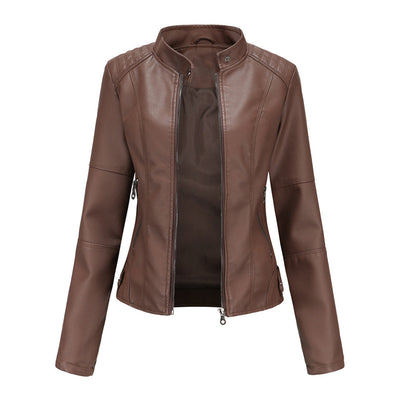 Aria | Classic Leather Jacket