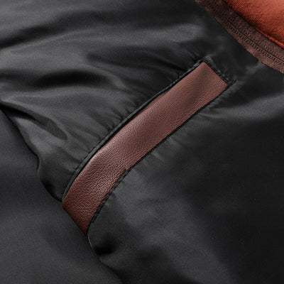 Nikolai | Modern Leather Hoodie Jacket