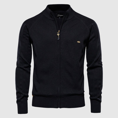 Adriano | Full-Zip Cotton Sweater