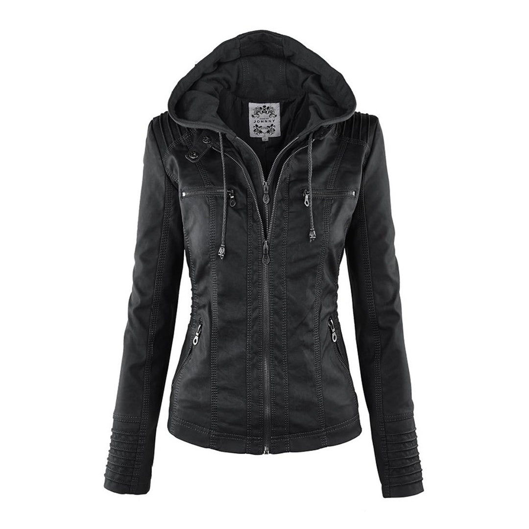 Amélie | Elegant Leather Summer Jacket